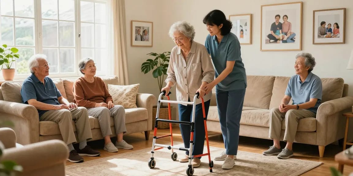 Buy nobility aids displayed in a cozy living room encouraging independence for seniors.