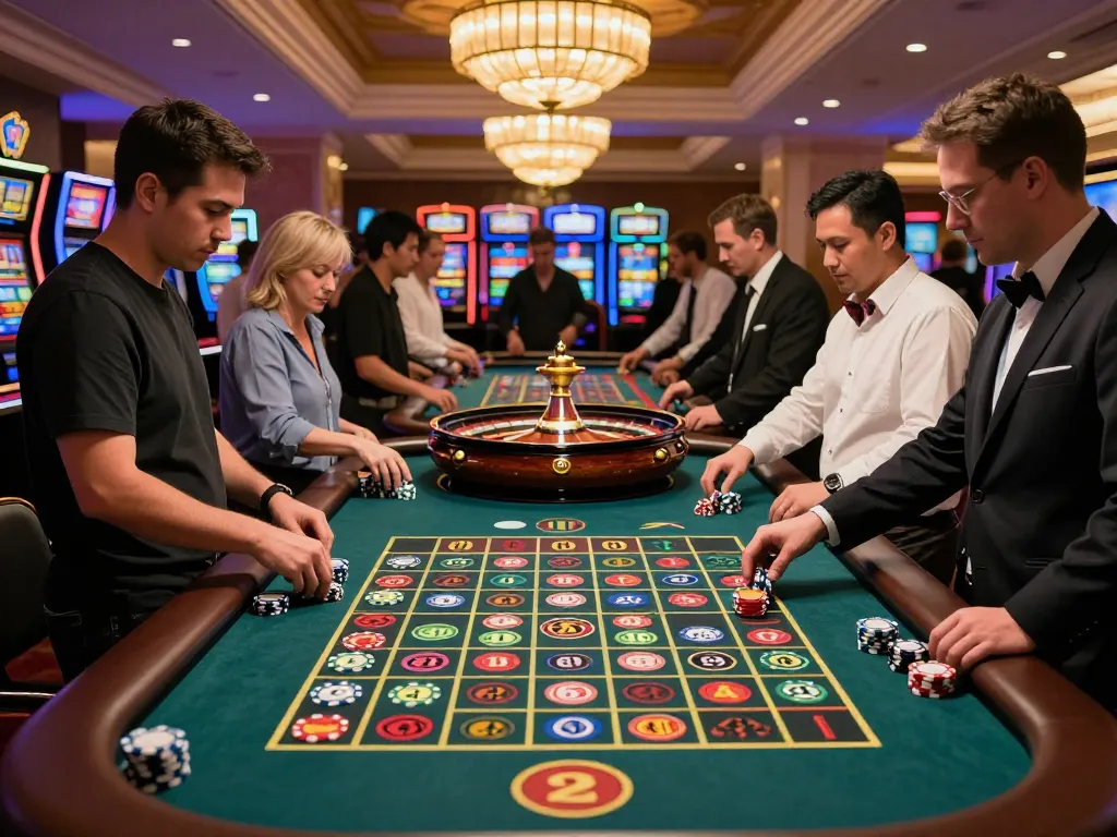 Active roulette gameplay at DN88 casino with players placing bets and a spinning wheel.