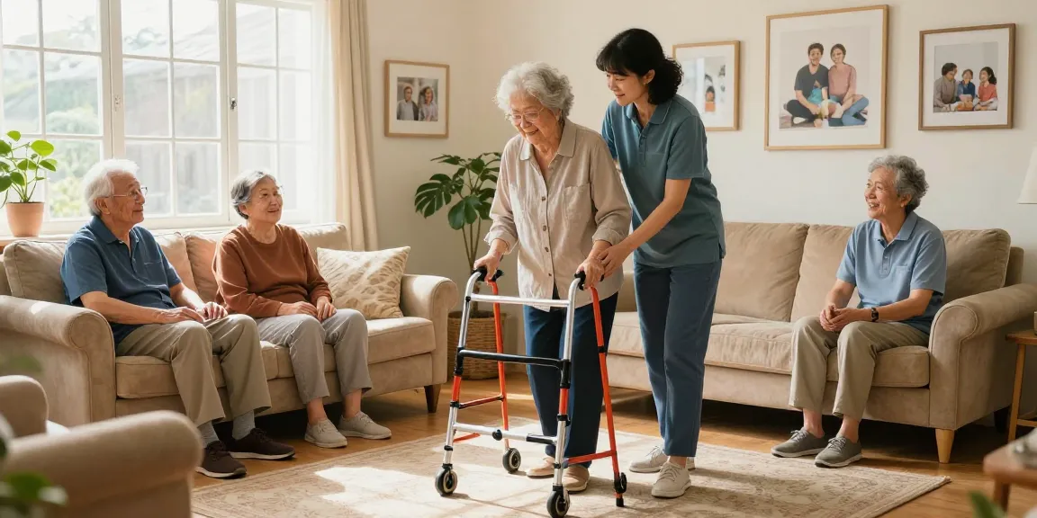 Buy nobility aids displayed in a cozy living room encouraging independence for seniors.