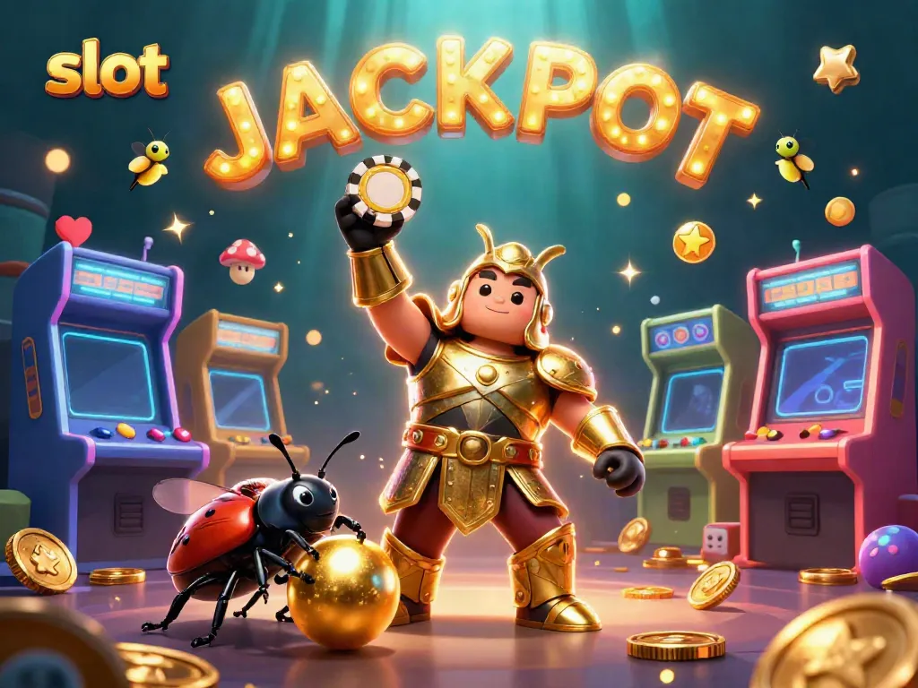 Engaging slot game illustration featuring vibrant characters and jackpot elements for casino enthusiasts.