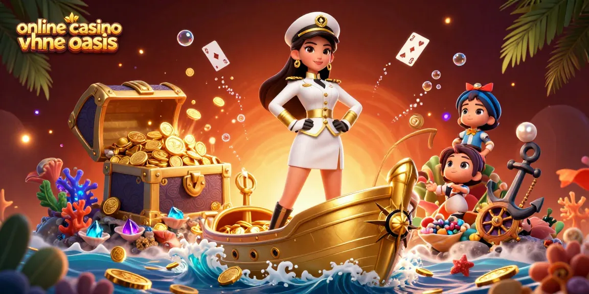 Experience the excitement of playing in an online casino ohne oasis with vibrant characters and dynamic gambling elements.