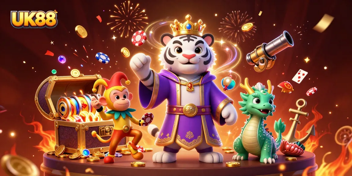 Play poker and win with UK88's vibrant casino experience filled with exciting characters and games.