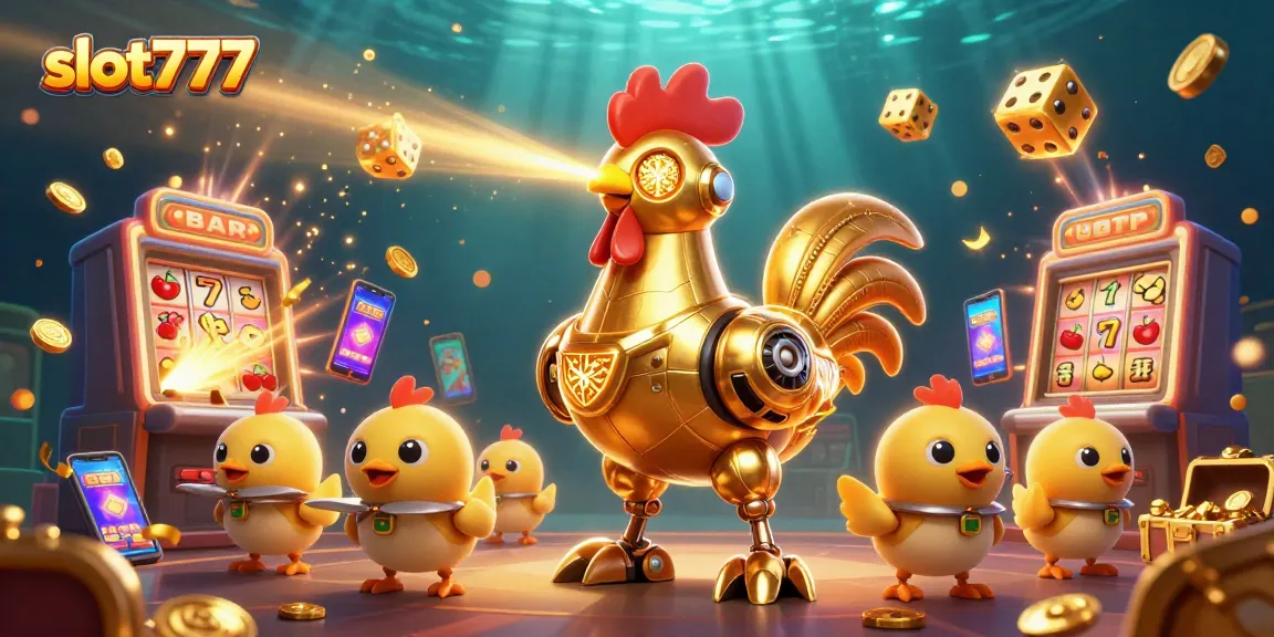 Engage in thrilling wins at slot777 with vibrant slot machines and animated characters in a captivating casino setting.