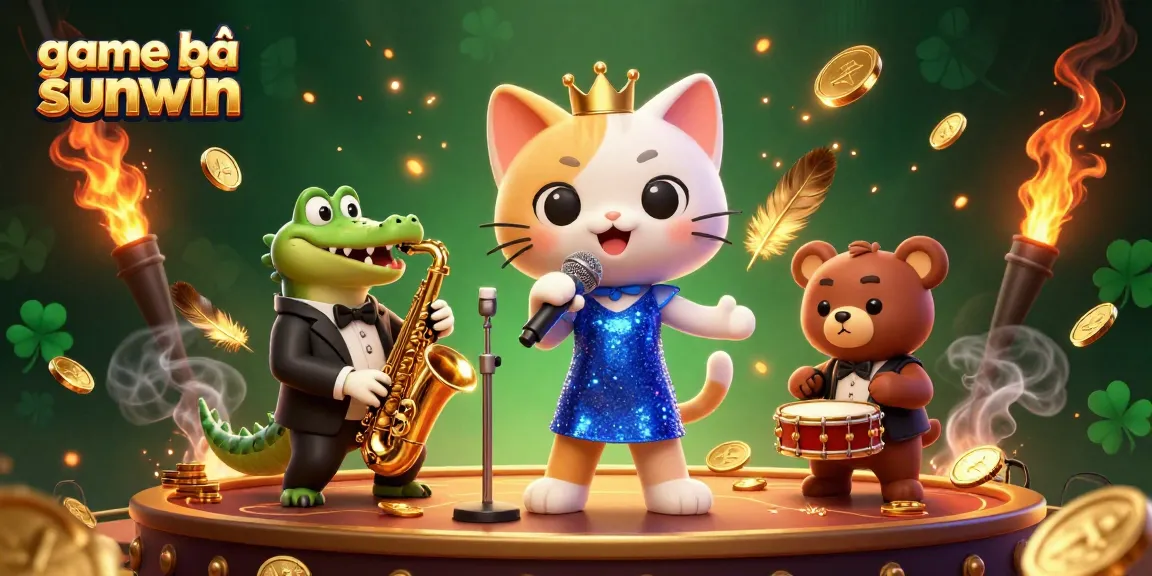 Experience the excitement of game bài sunwin with unforgettable characters in vibrant casino scene.